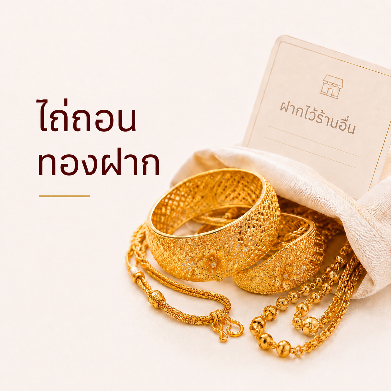 ไถ่ถอนทองฝาก