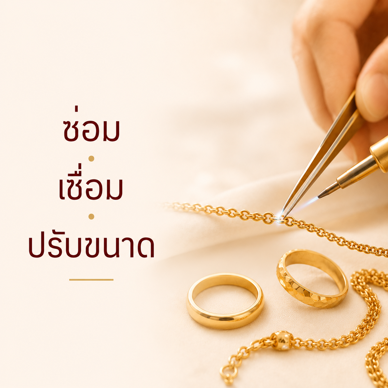แก้ไข–เชื่อมทอง